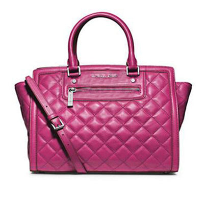 Michael Kors Selma Quilted Leather Large Satchel – BEST BUY WORLD