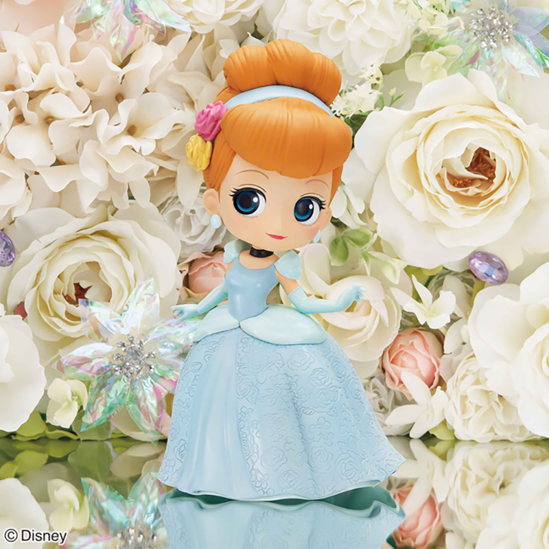 -DISNEY- Q posket Disney Characters flower style -CINDERELLA- Color A