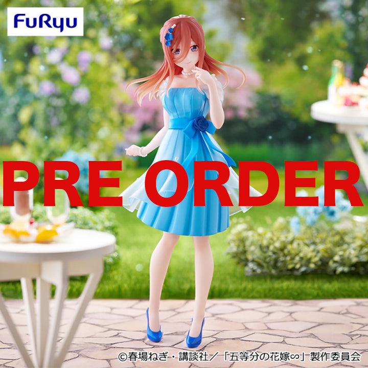 TV Special Anime THE QUINTESSENTIAL QUINTUPLETS∽ Trio-Try-iT Figure MIKU NAKANO Pastel Dress