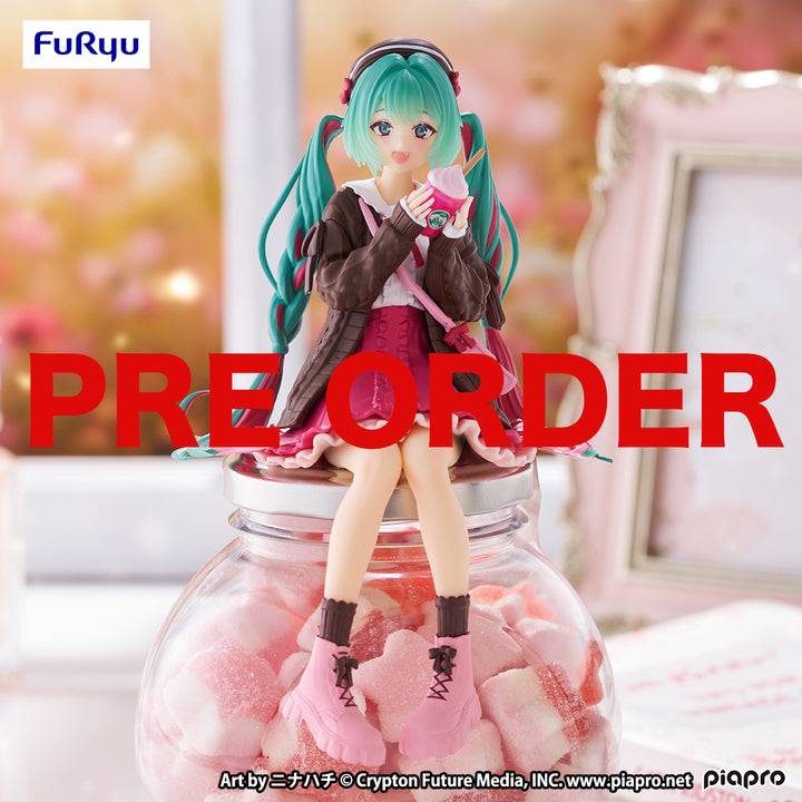 HATSUNE MIKU Noodle stopper figure -Autumn Date- Pink ver.