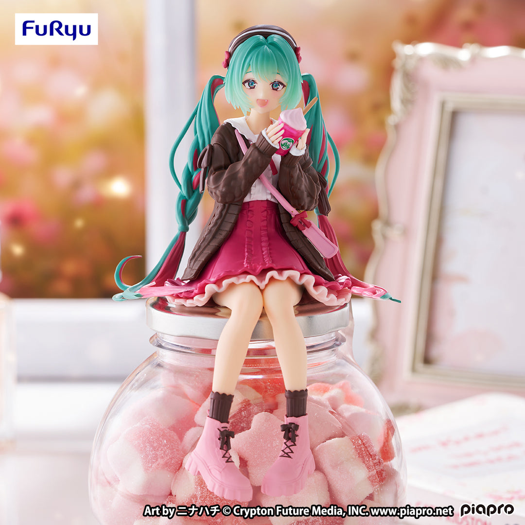 HATSUNE MIKU Noodle stopper figure -Autumn Date- Pink ver.