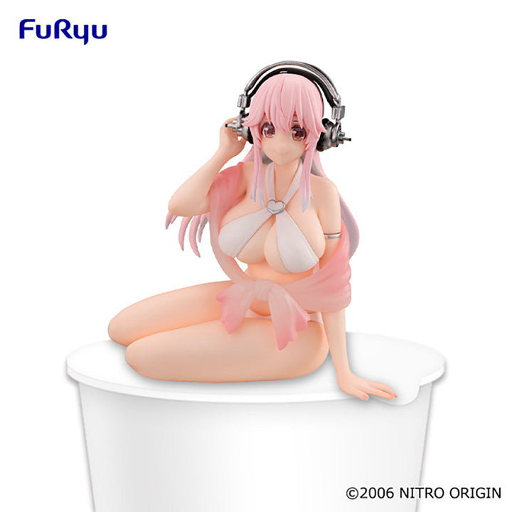 SUPER SONICO Noodle Stopper Figure White Bikini ver.